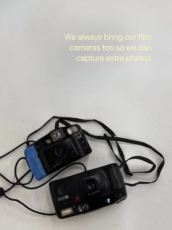 Inside the camera roll carousel, frame 9