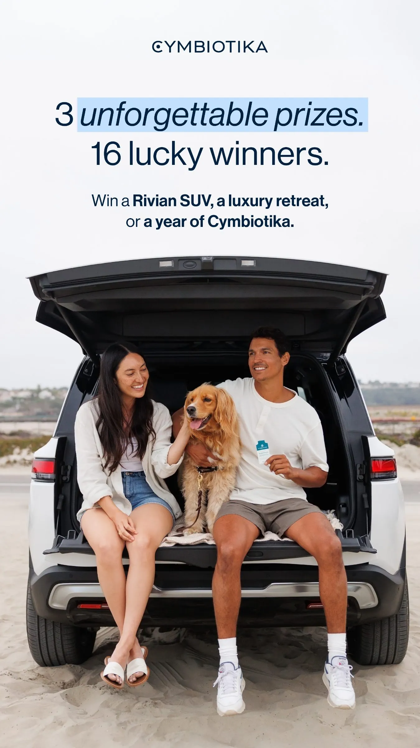 3 unforgettable prizes, 16 lucky winners